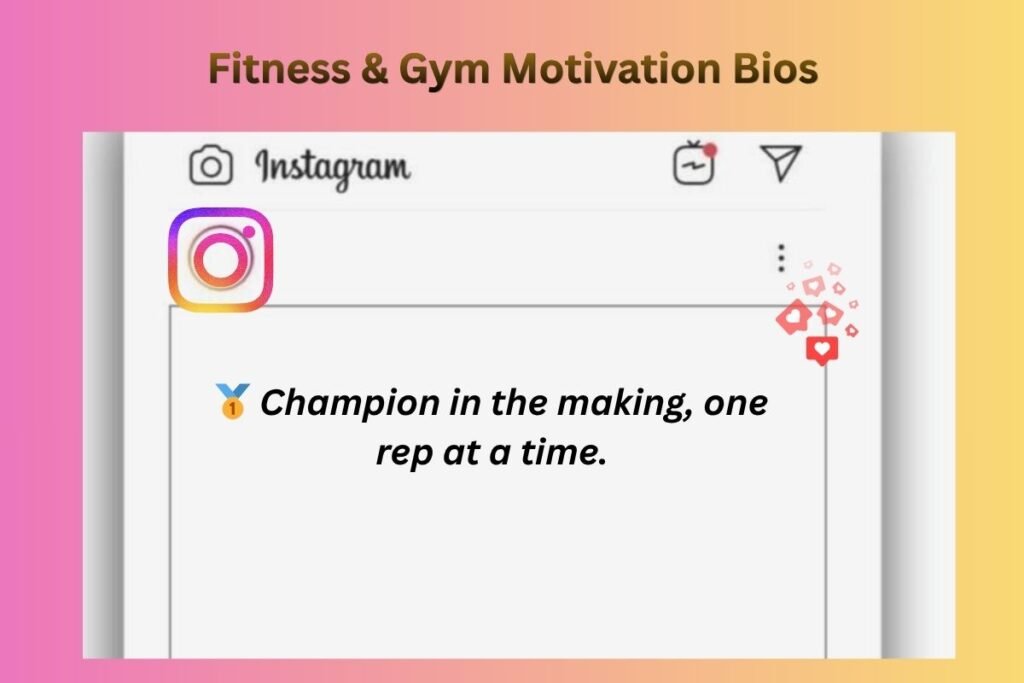 Fitness & Gym Motivation Bios