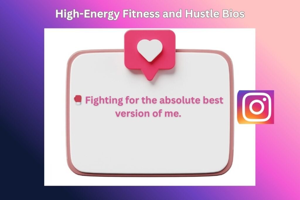 High-Energy Fitness and Hustle Bios