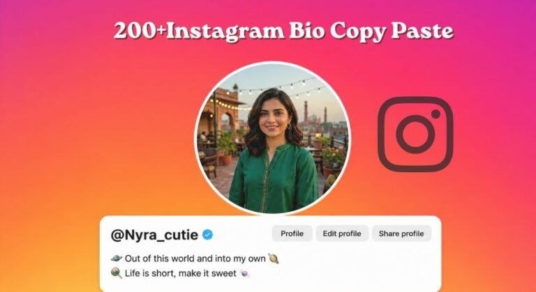 Instagram Bio Copy Paste