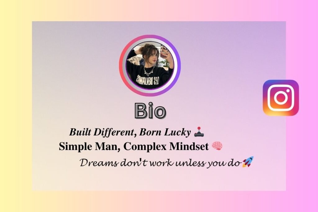 Instagram Bio For Boys Stylish Font