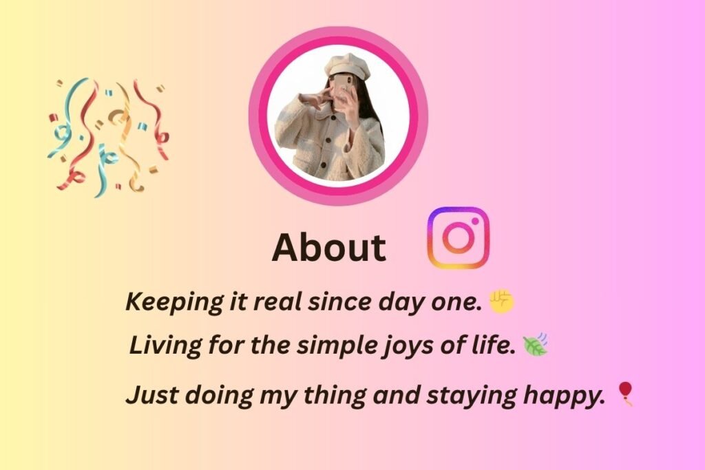 Instagram Bio for Girls Simple