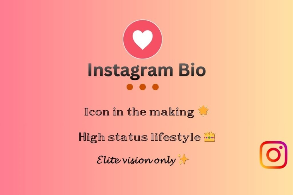 Instagram Vip Bio Stylish Font