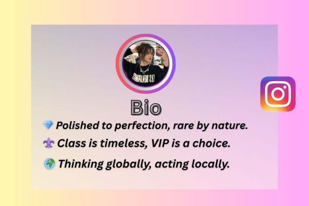 Instagram Vip Bio Stylish