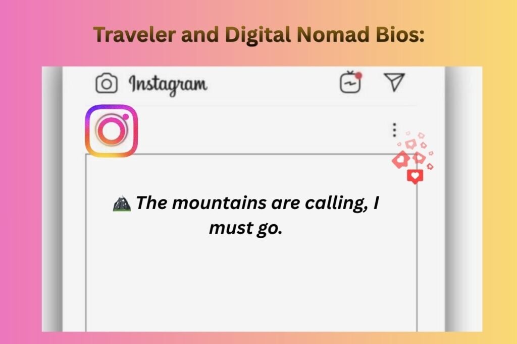 Traveler and Digital Nomad Bios