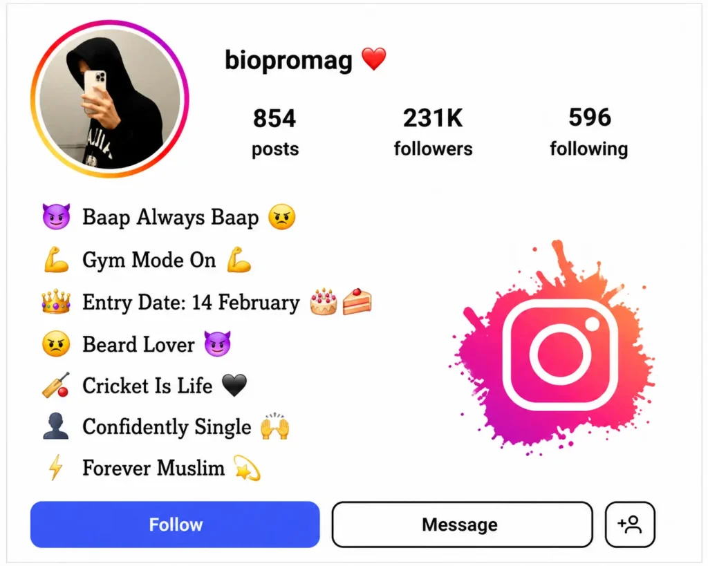 Muslim Instagram Bio With Emoji