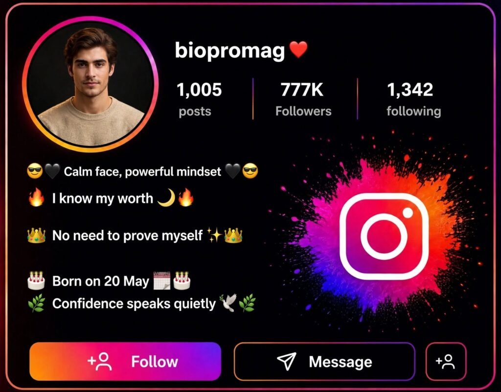 Aesthetic Attitude Bio for Instagram