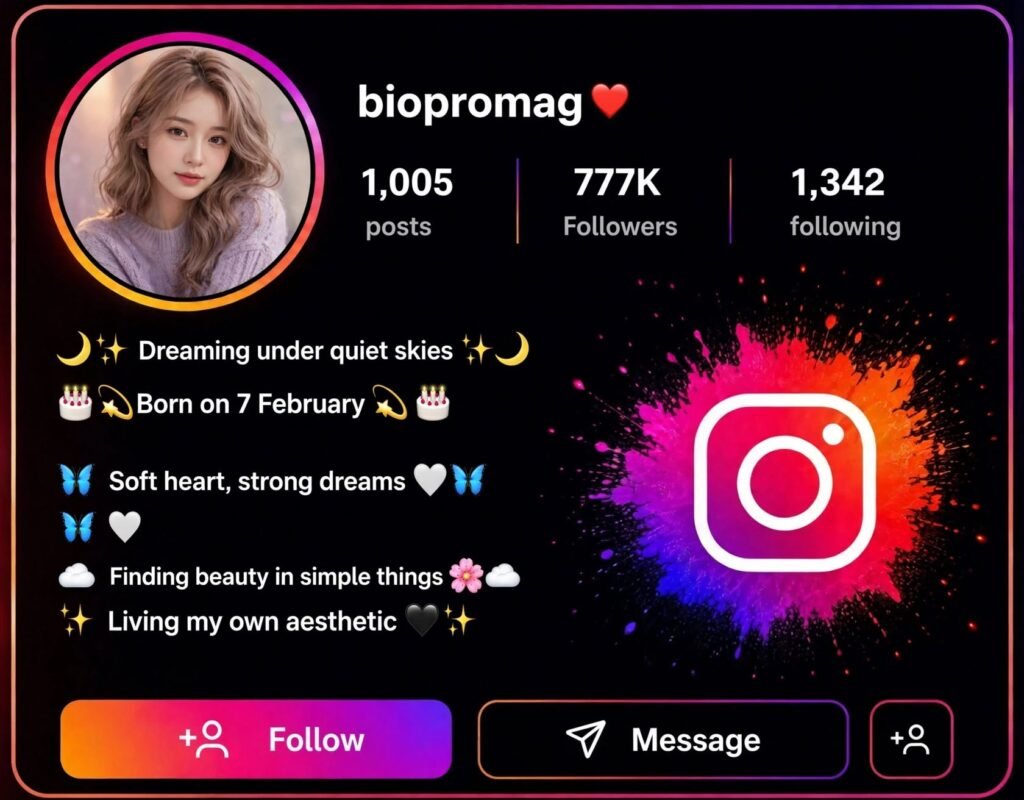 Aesthetic Bio with Emojis