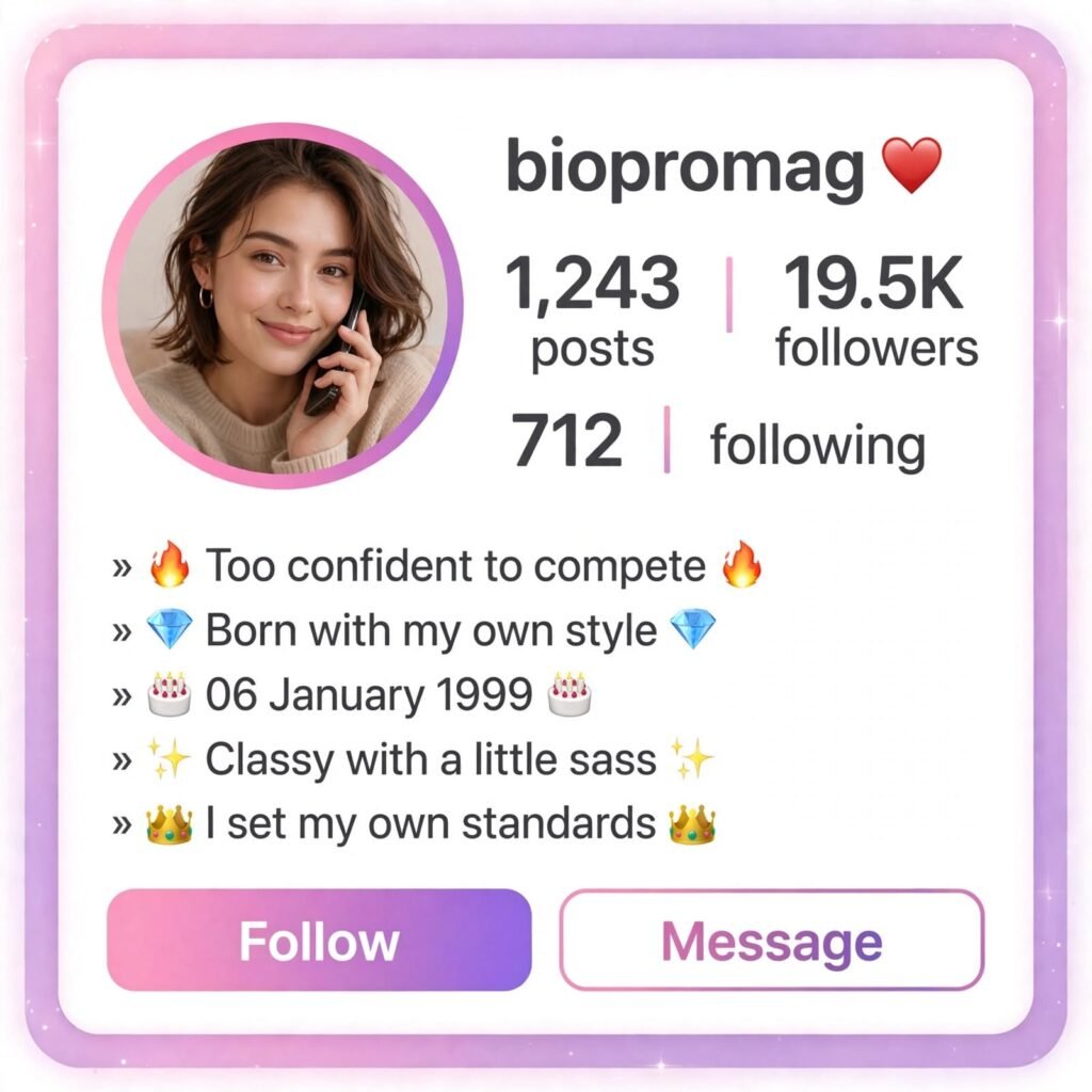 Amazing Sassy Bios for Instagram