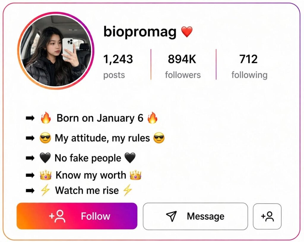 Best Attitude Bios to Put on Instagram