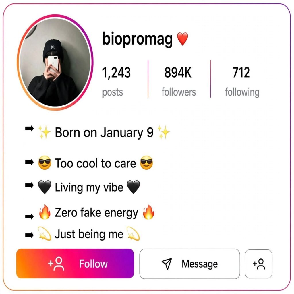 Cool Bios to Put on Instagram