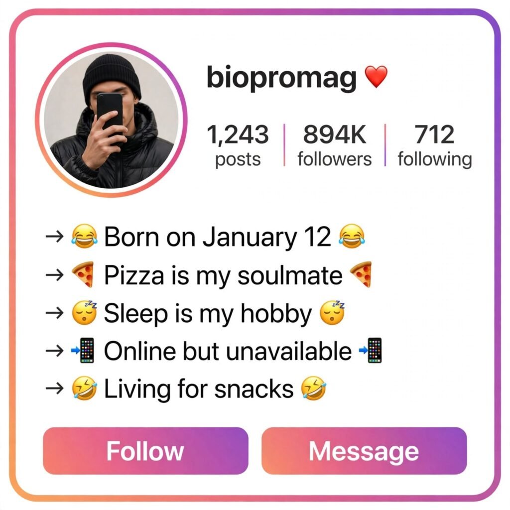 Funny Bios to Put on Instagram