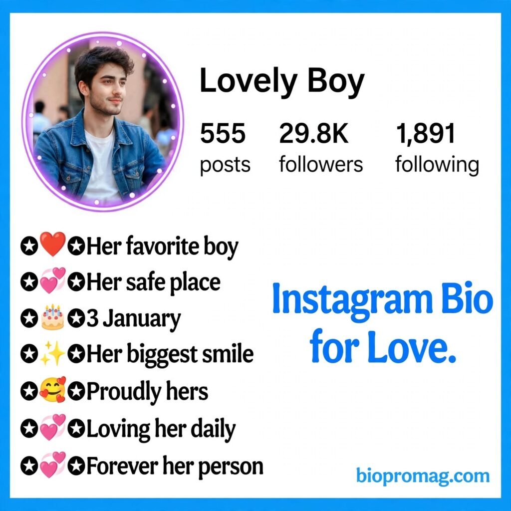 Instagram Bio for Boyfriend