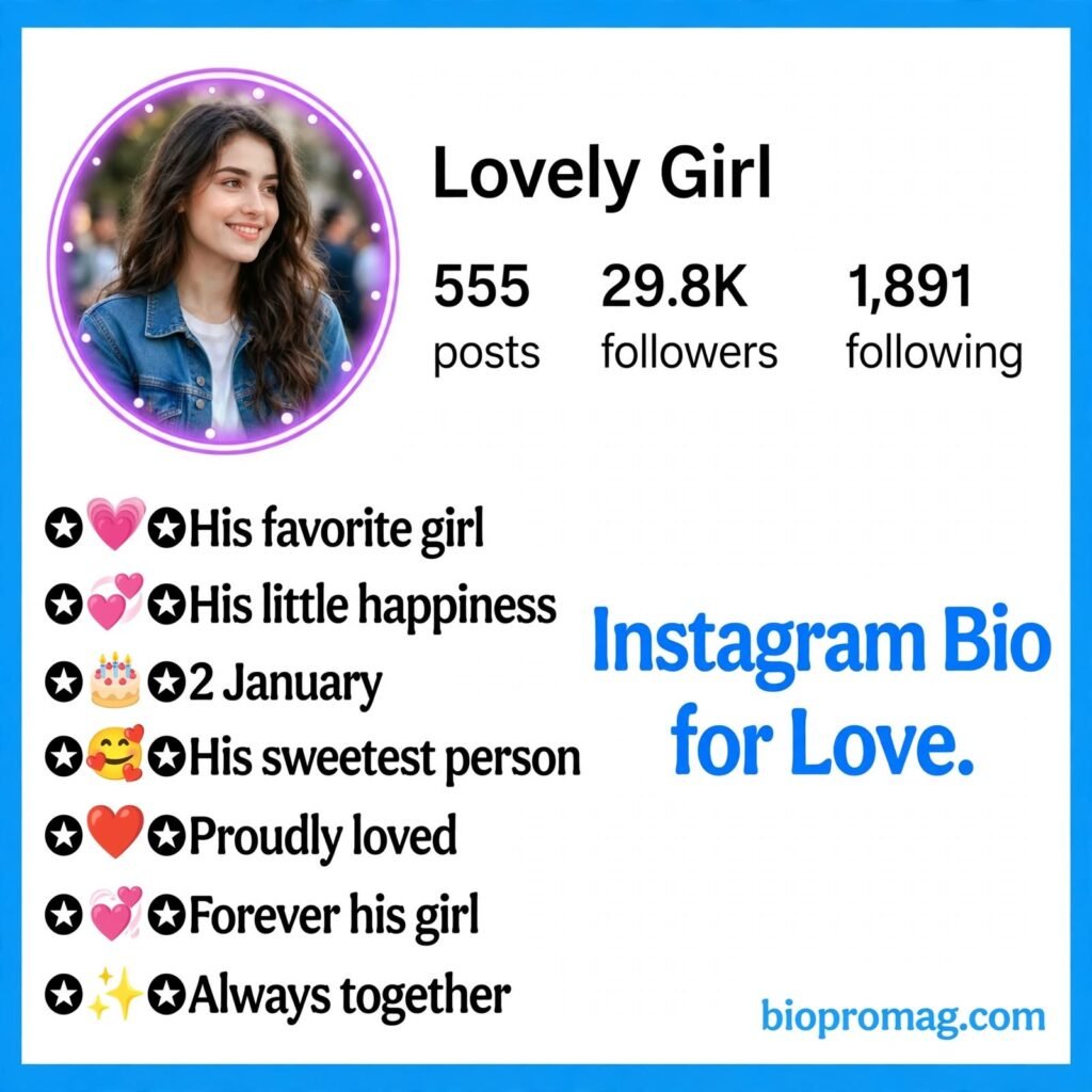 Instagram Bio for Girlfriend