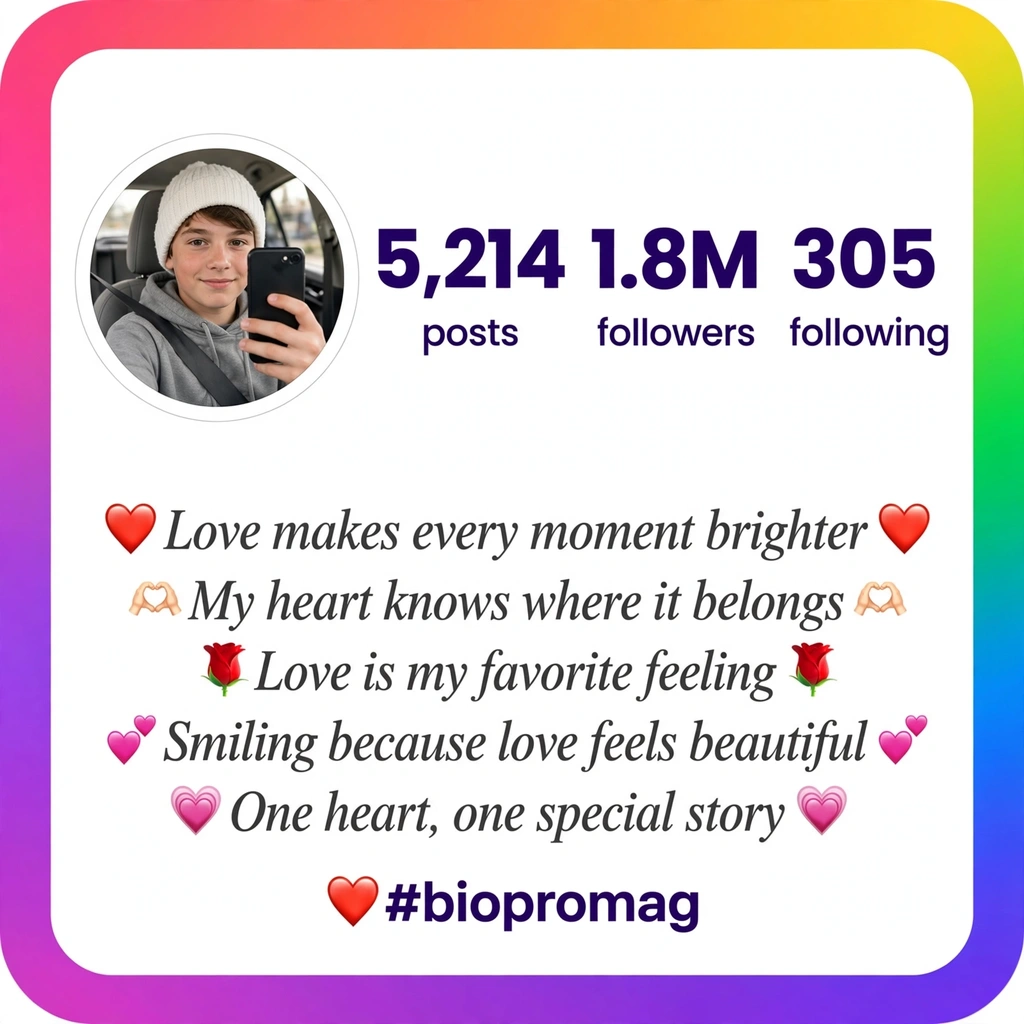 One Line Love Bio for Instagram