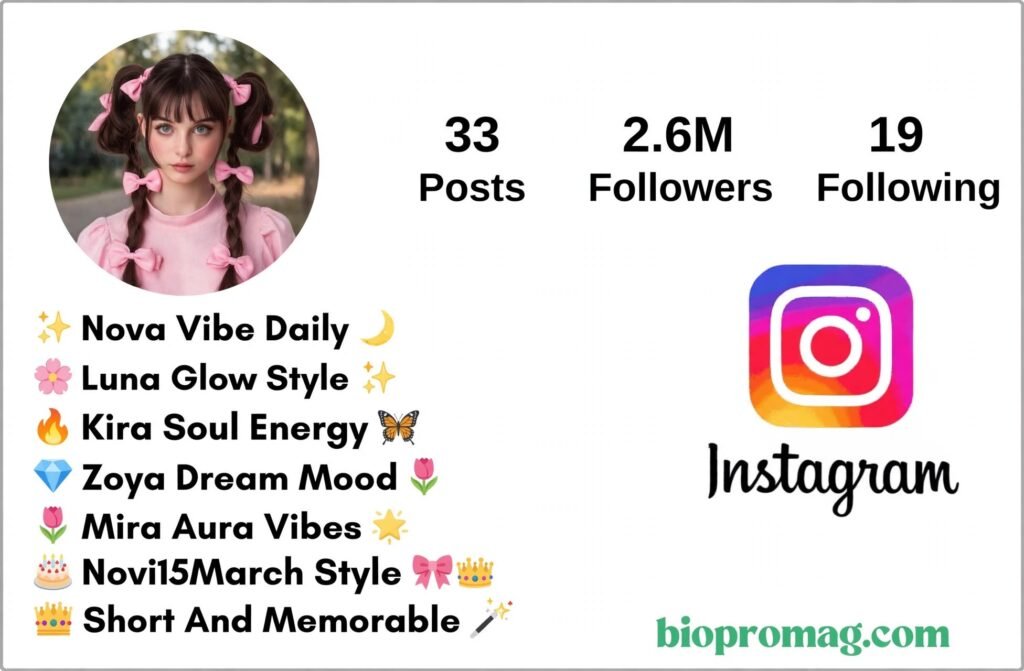 Short Unique Usernames for Instagram