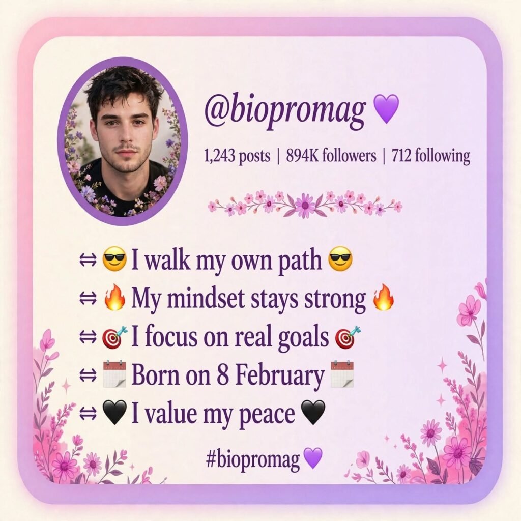 Sigma Bio for Instagram in English