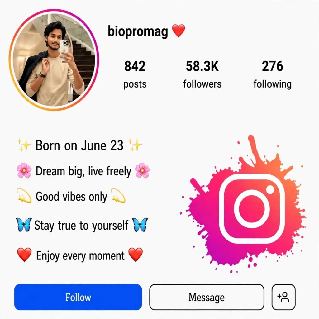english bio for instagram
