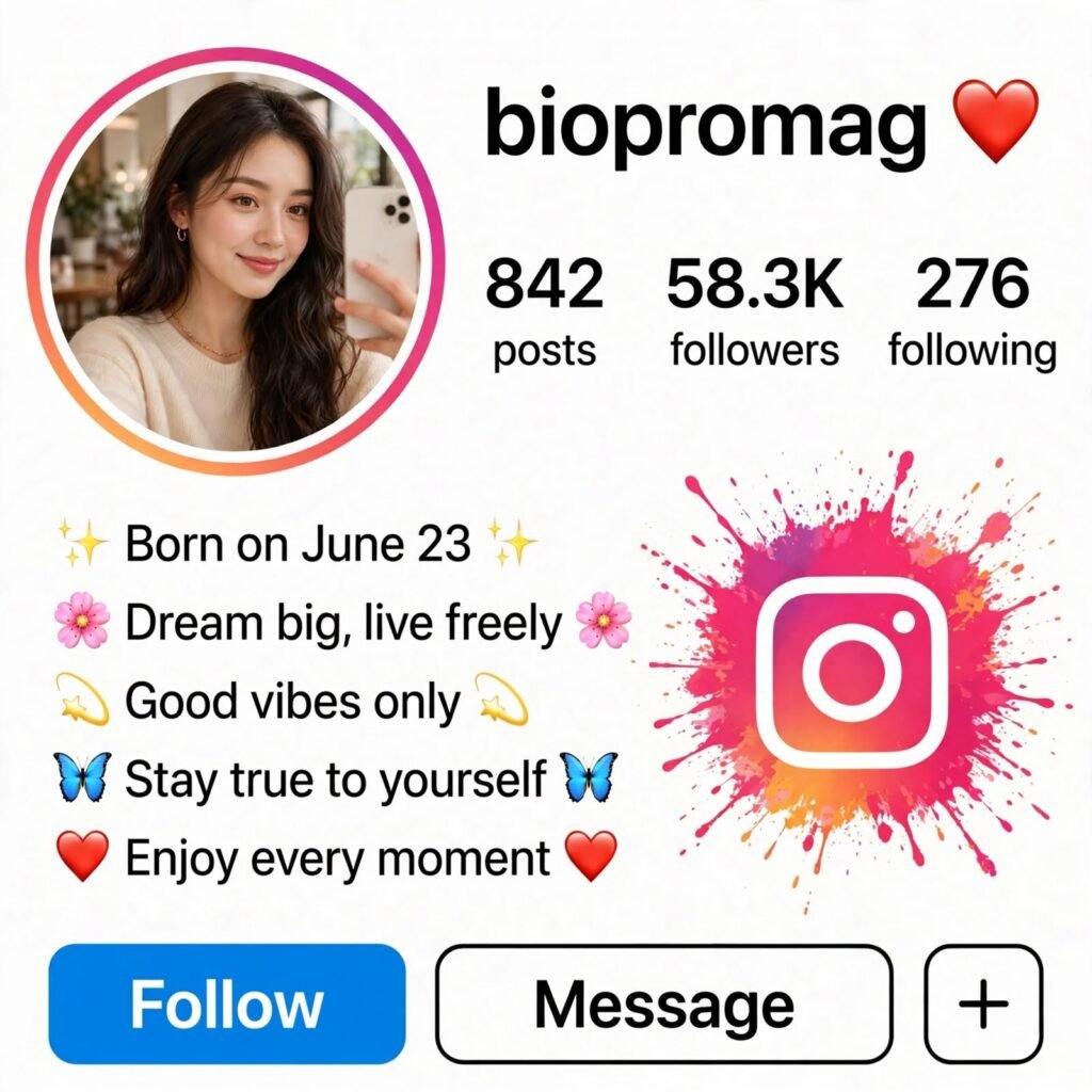 english bio for instagram for girl