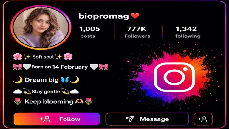 Aesthetic Bio for Instagram