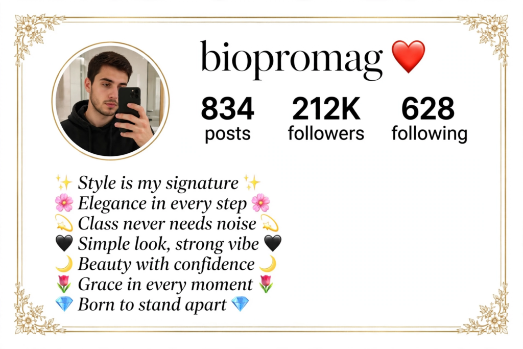 Instagram Ke Liye Stylish Bio