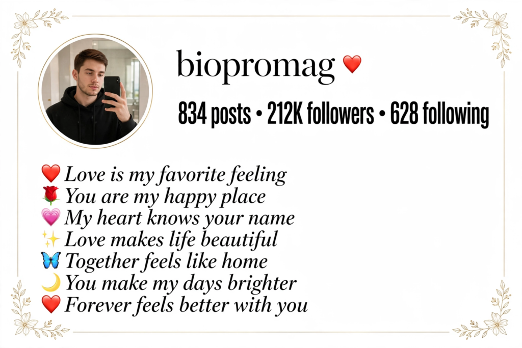 Instagram Ke Liye Love Bio
