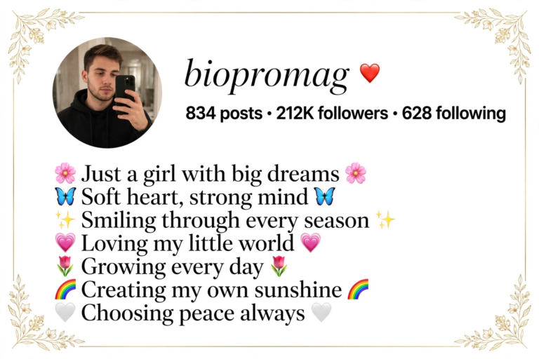 instagram ke liye bio