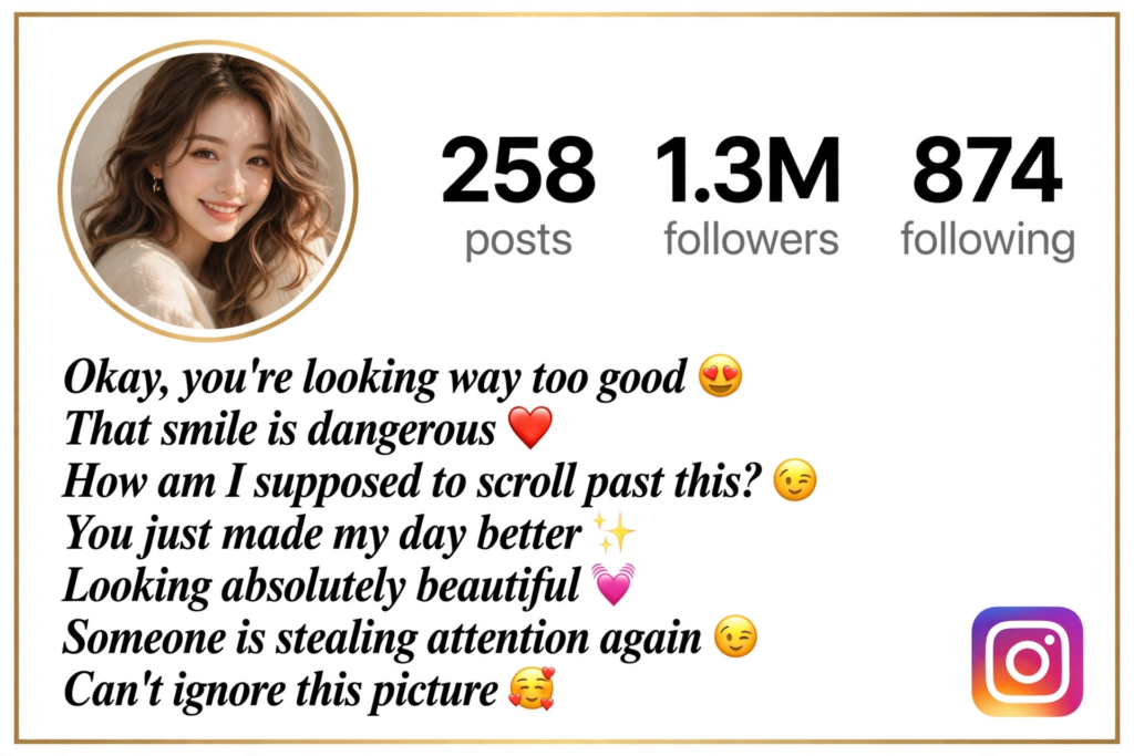 Flirty Comments for Girl Pic
