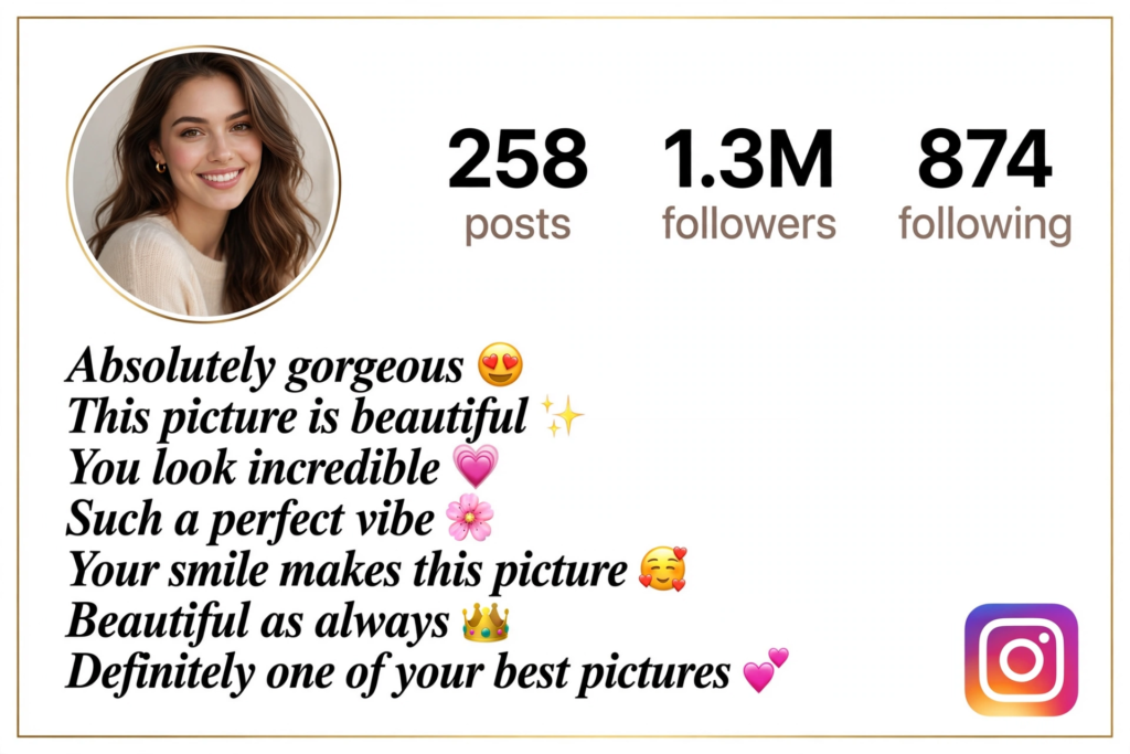 Best Comments for Girl Pic on Instagram
