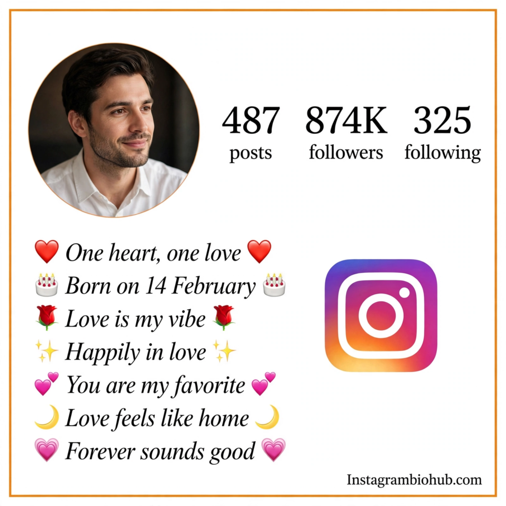Short Romantic Bio for Instagram