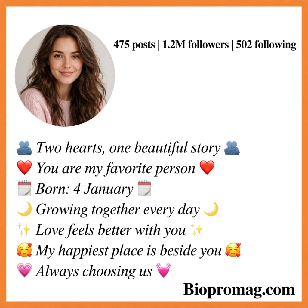 Romantic Couple Bio for Instagram