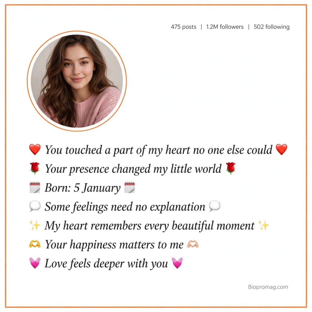 Heart-Touching Romantic Instagram Bios