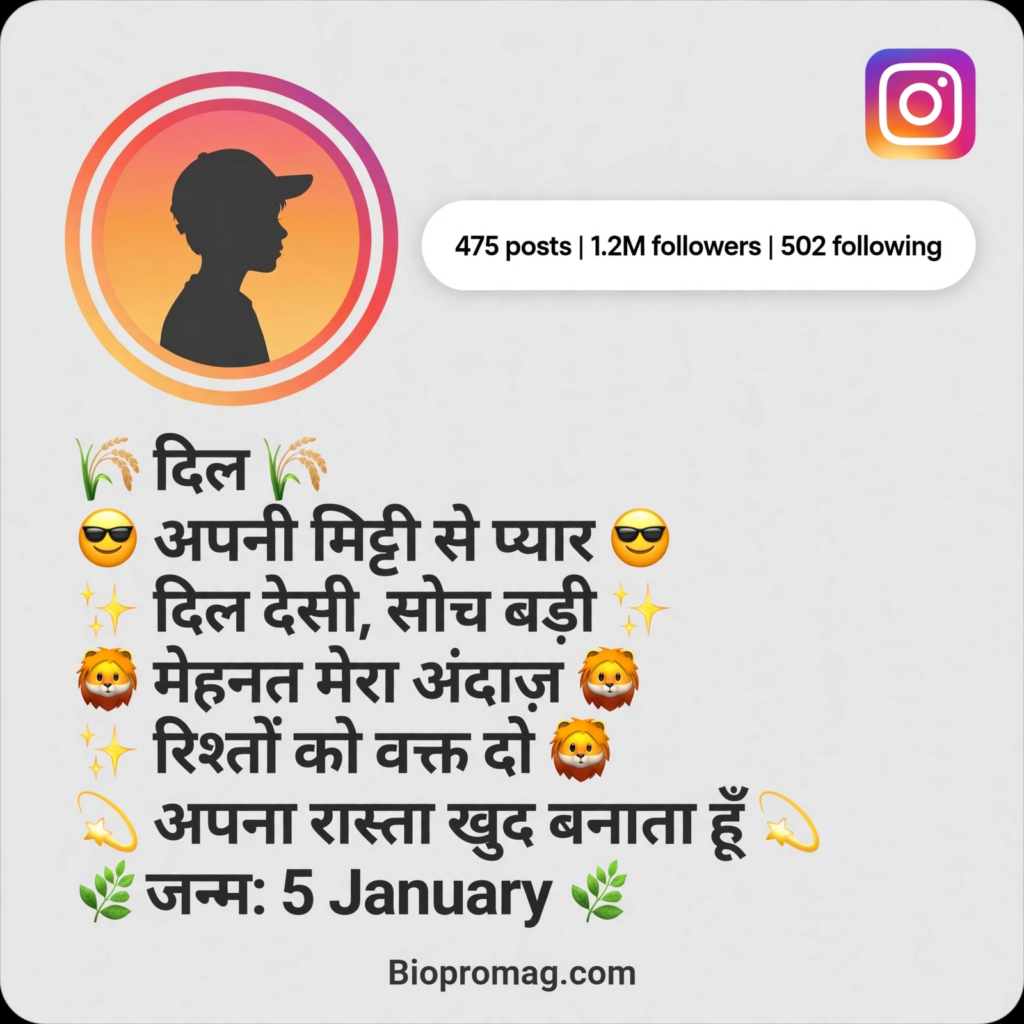Desi Lines for Instagram Bio