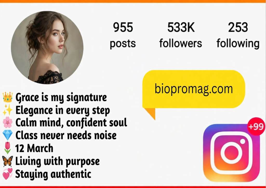 Classy Bio for Instagram for Girls