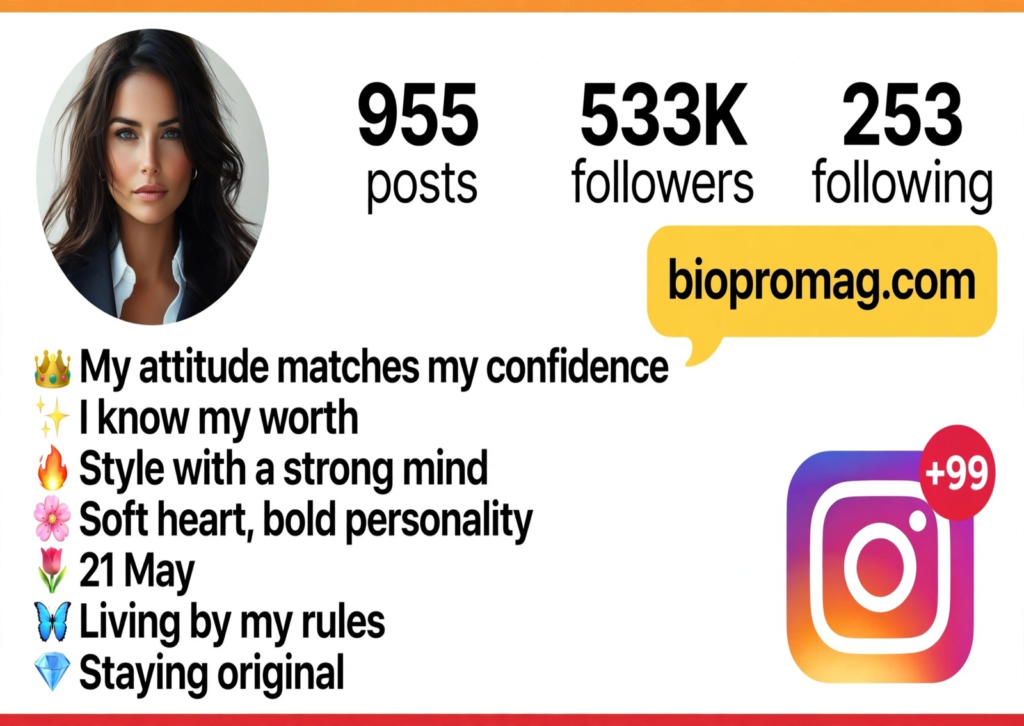 Attitude Stylish Bio for Instagram for Girls