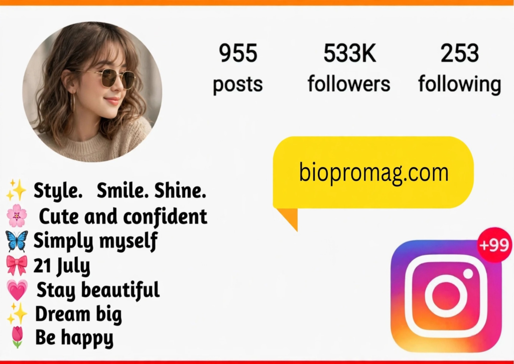 Short Stylish Instagram Bios for Girls