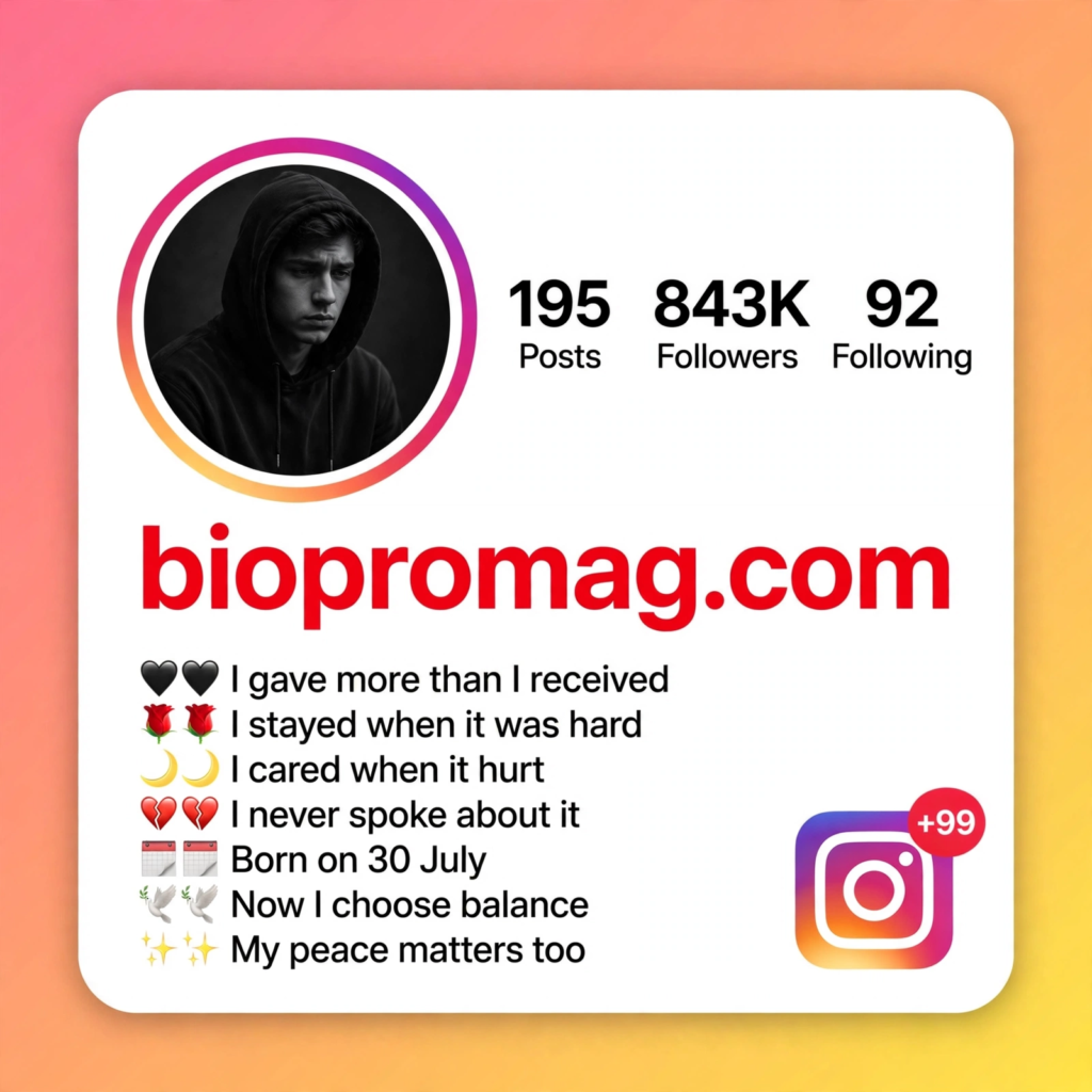 Sad Sacrifice Bio for Instagram