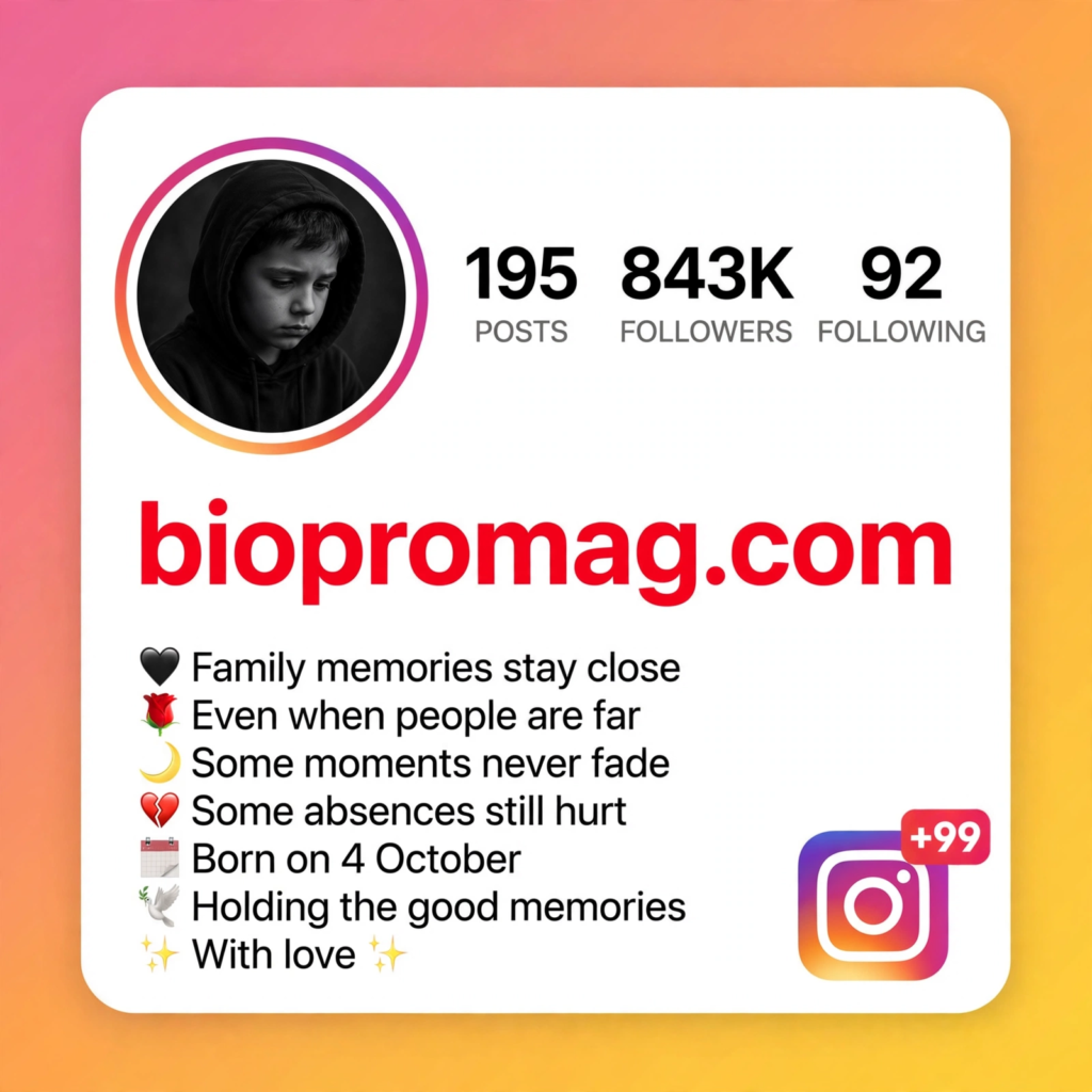 Sad Family Bio for Instagram