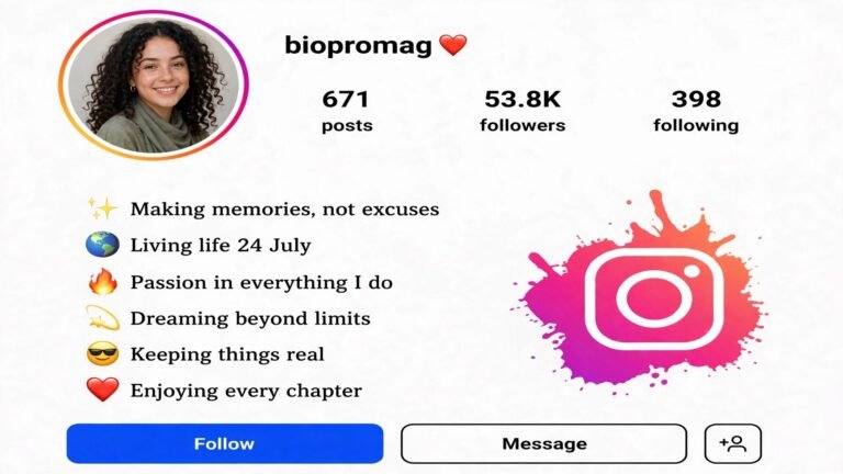 Good Instagram Bios
