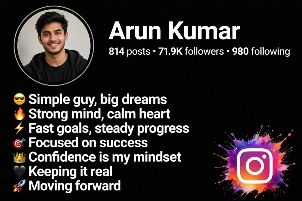 Emoji Bio for Instagram for Boys
