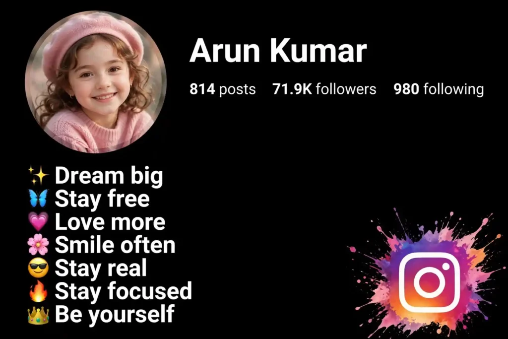 Short Emoji Bio for Instagram