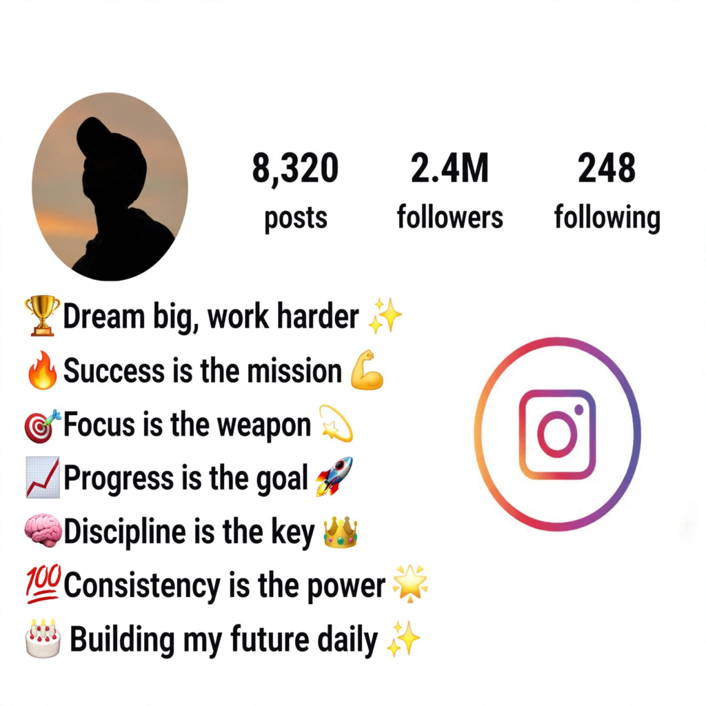Success Motivational Bio for Instagram