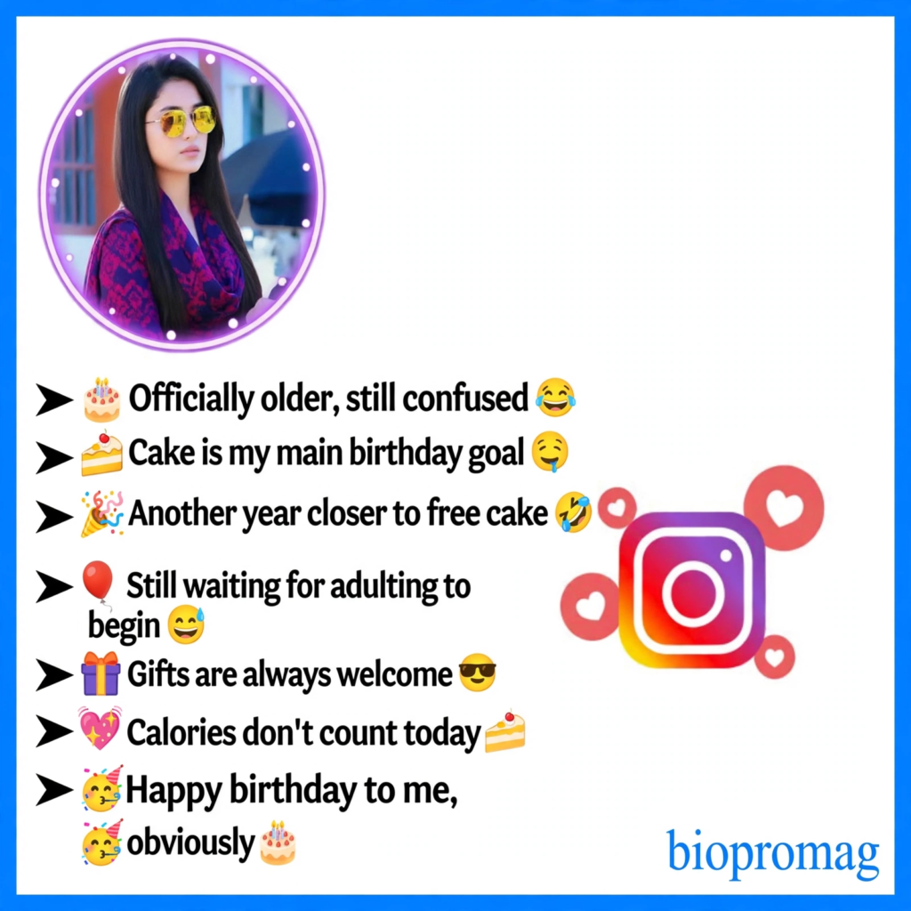 Funny Birthday Bio for Instagram