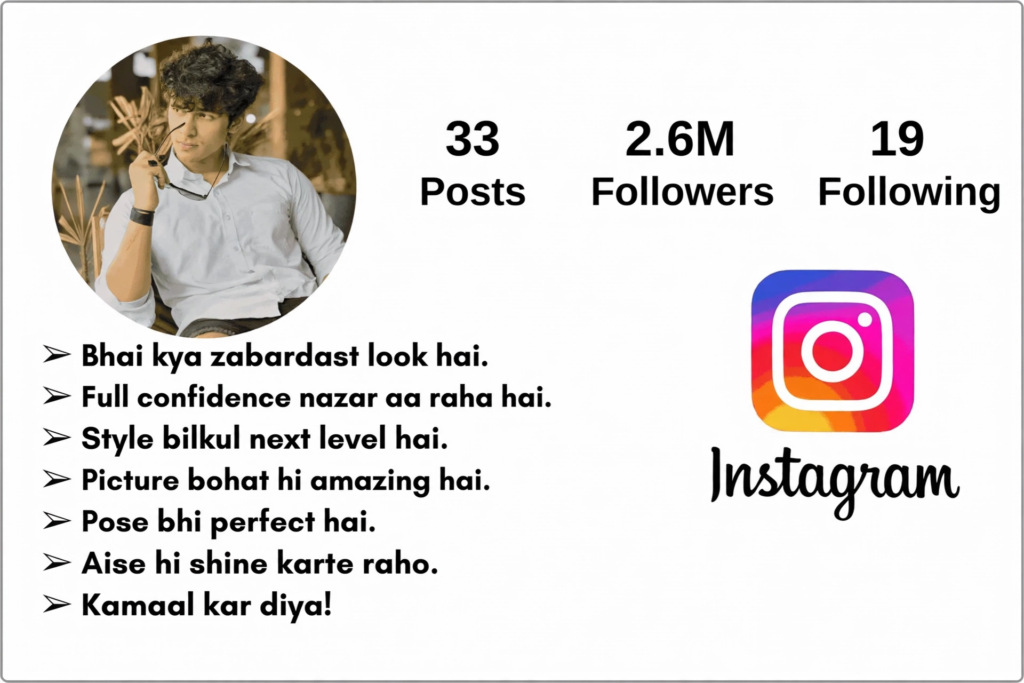 Urdu/Hinglish Instagram Comments for Boys