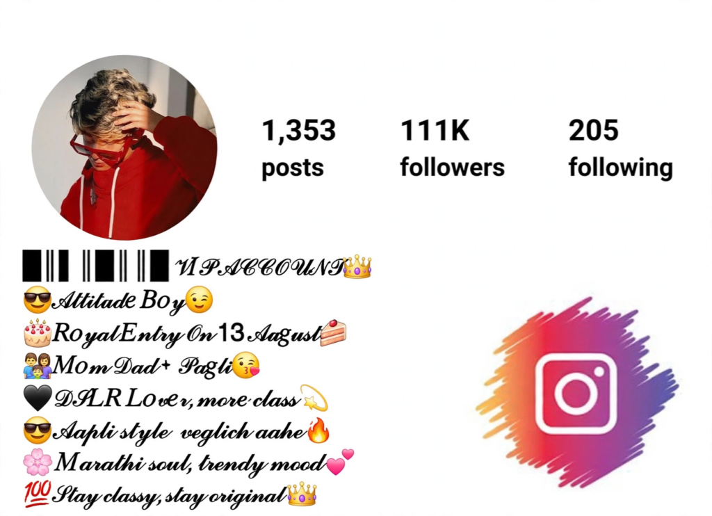 Stylish Marathi Bio for Instagram