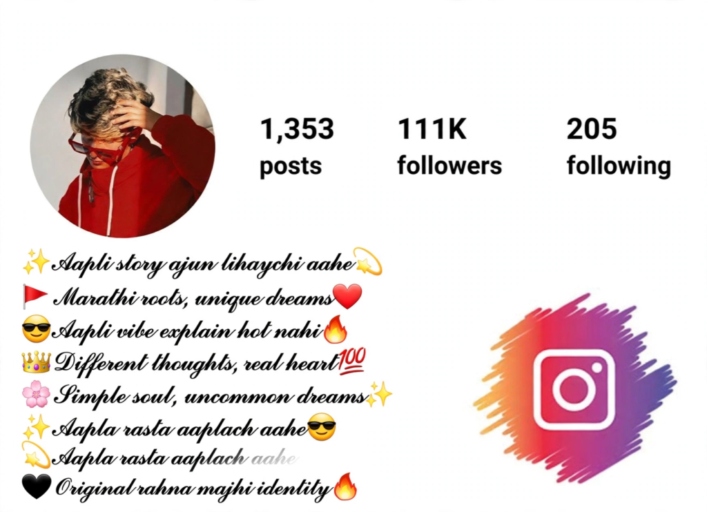 Unique Marathi Bio for Instagram