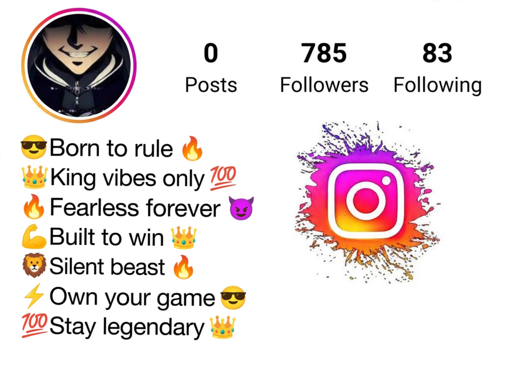 Attitude Captions for Instagram in Hindi for Boys