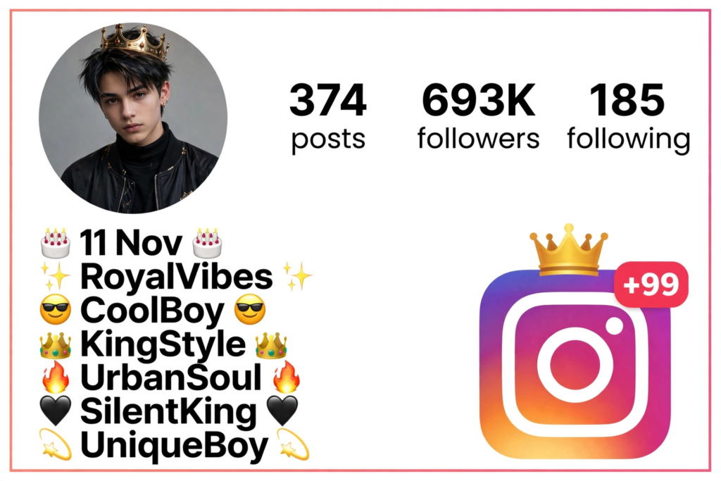 Stylish Instagram Usernames for Boys