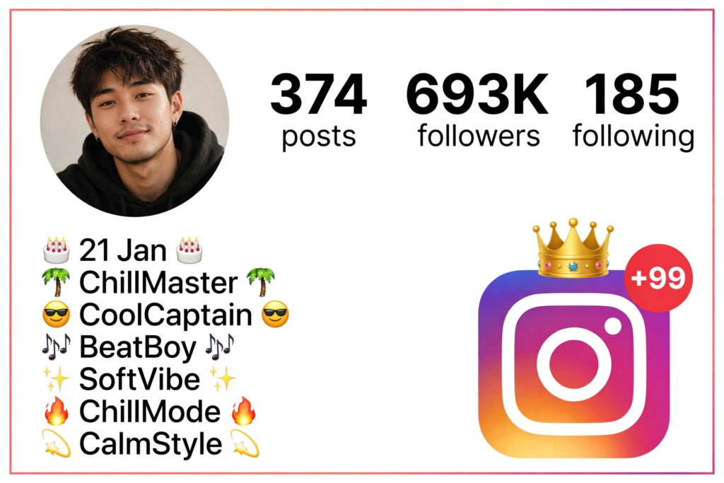 Attitude Instagram Usernames for Boys