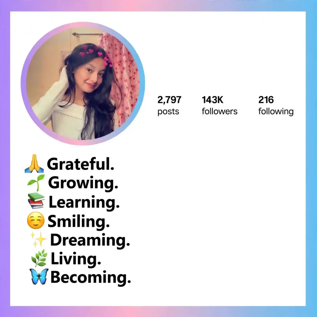 One Word Simple Bio for Instagram