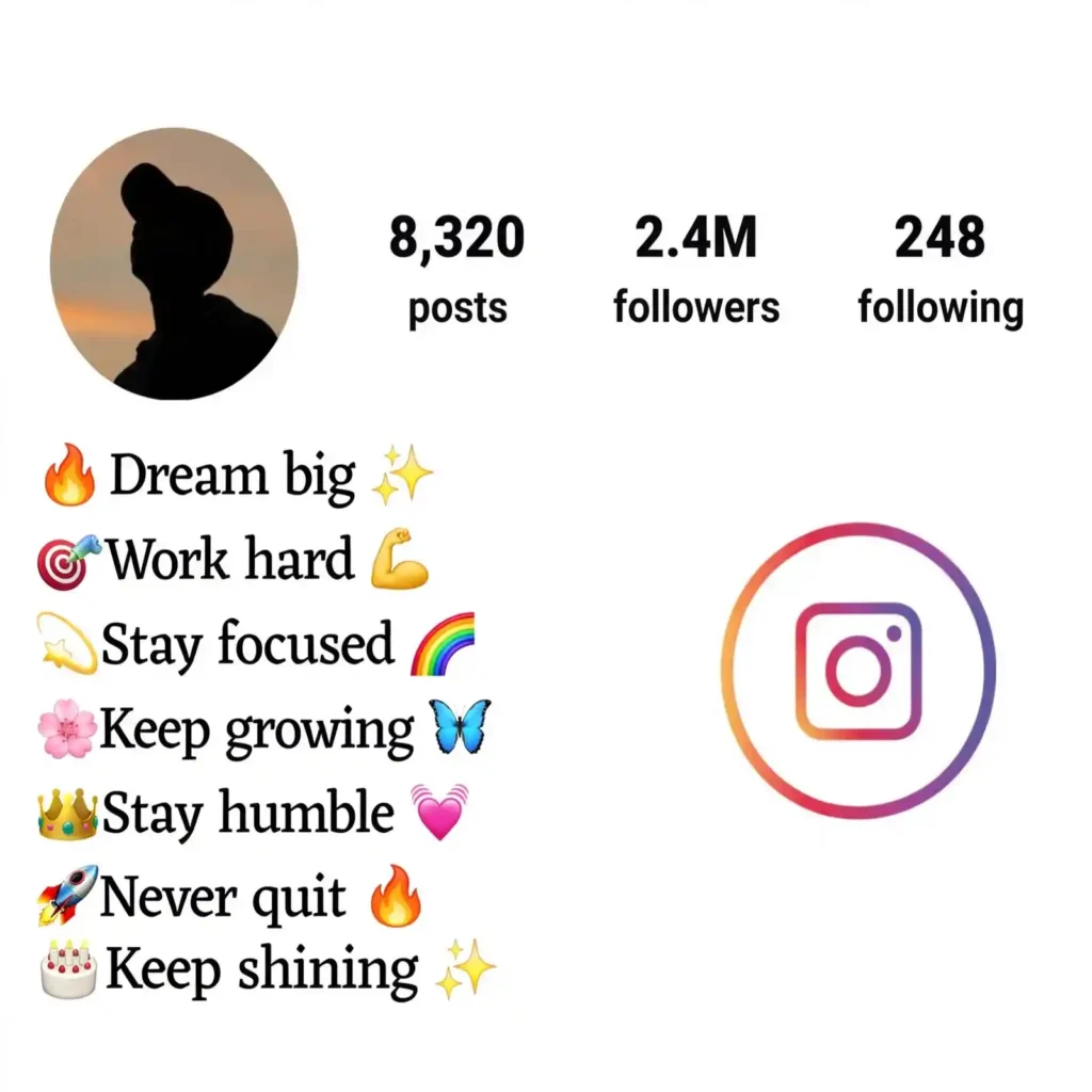 Short Motivational Bio for Instagram